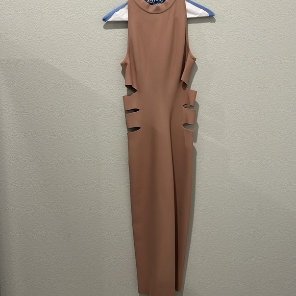 WOMENS ALAÏA CUT OUT MIDI DRESS - Picture 5 of 8